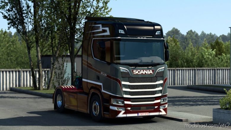 Noll&Fils Scania S580 Paintjob for Euro Truck Simulator 2