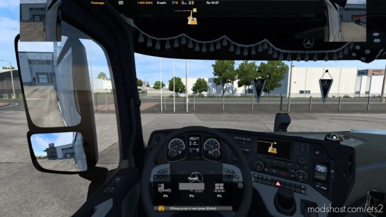 Compact Navigator And Mirrors for Euro Truck Simulator 2
