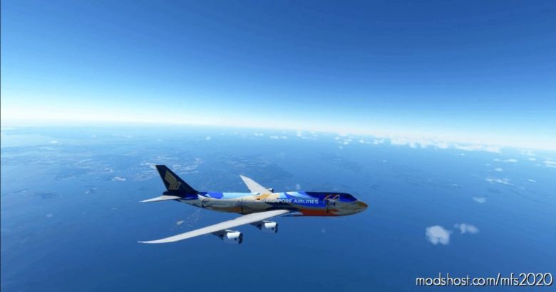 Asobo 747-8I Singapore Tropical Megatop [NO Mirroring] for Microsoft Flight Simulator 2020