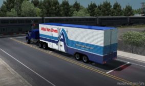 ATS Trailer Mod: Ownable Vintage Moving VAN 1.41 (Image #2)