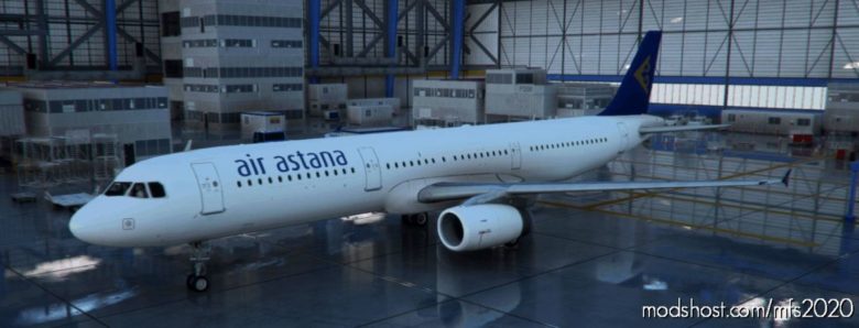 Airbus A321 AIR Astana Livery for Microsoft Flight Simulator 2020