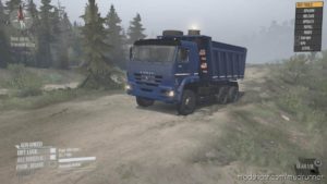 Savok Kamaz 6522 (Tractor-Dump Truck) for MudRunner