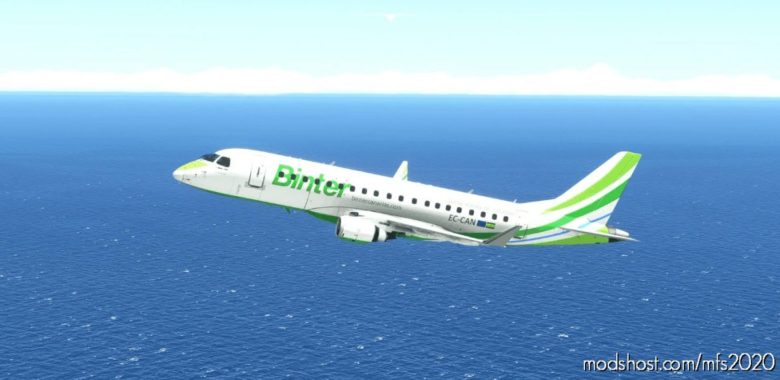 Binter Canarias Embraer 175 Virtuacol for Microsoft Flight Simulator 2020
