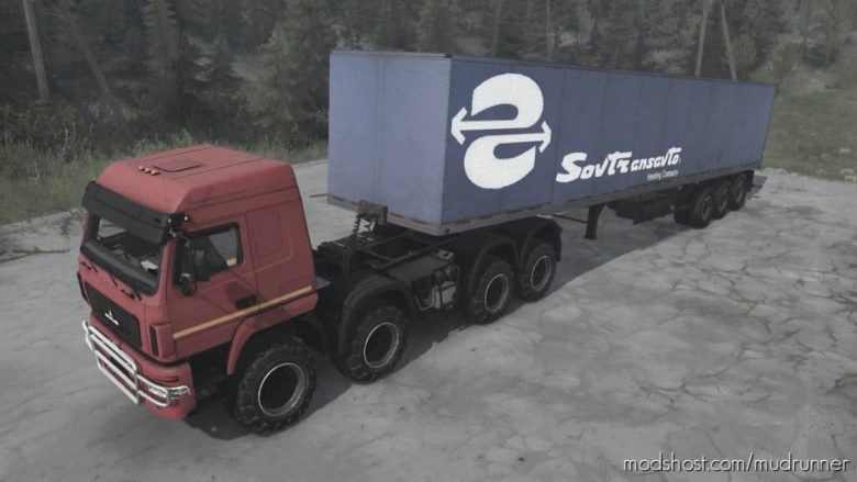 Maz-6516B9 8×8 Truck V30.07.21 for MudRunner