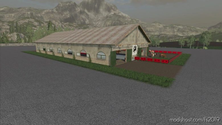 Large Spanish Horse Stable for Farming Simulator 19