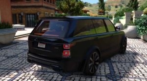 GTA 5 Range Rover Vehicle Mod: Vogue Mansory (Image #2)