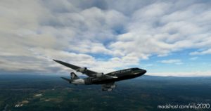 MSFS 2020 New Zealand Livery Mod: Asobo 747-8I AIR NEW Zealand Black NO Mirroring (Image #2)