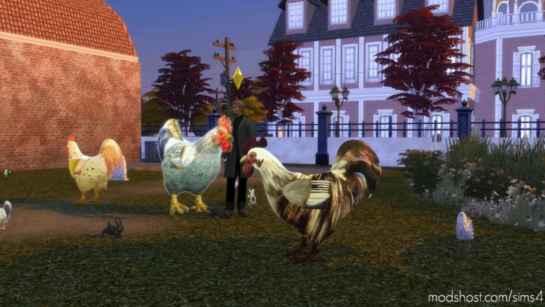 Very Random MIX Of Chicken Recolors! for The Sims 4