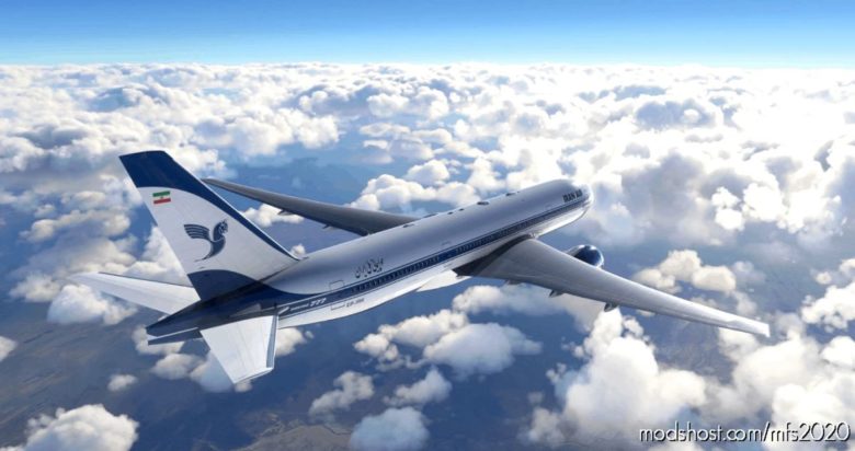 Iran AIR OLD Livery CS 777-200 – 8K for Microsoft Flight Simulator 2020