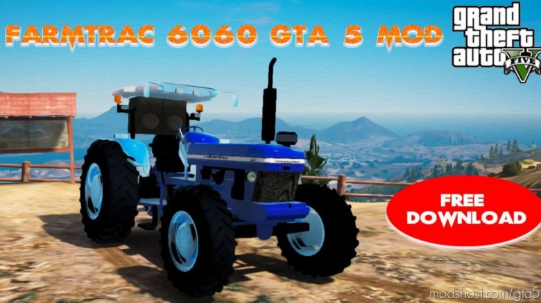 Farmtrac 6069 Tractor India for Grand Theft Auto V