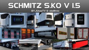 Schmitz S.KO By Obelihnio & Juseetv V1.5 [1.41.X] for Euro Truck Simulator 2