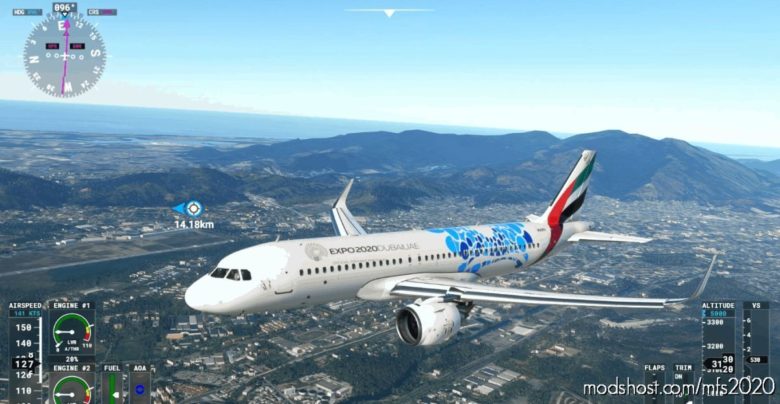 [A32NX] Emirates Expo for Microsoft Flight Simulator 2020