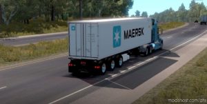 ATS Trailer Mod: Ownable Daikin Reefer Container 1.41 (Image #2)