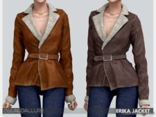 Belaloallure Erika Jacket for The Sims 4