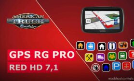 GPS RG PRO RED HD V7.1 for American Truck Simulator
