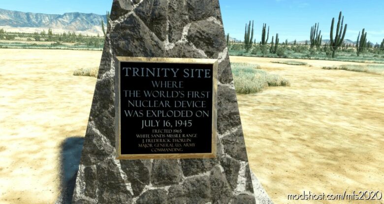Trinity Nuclear Test Site for Microsoft Flight Simulator 2020