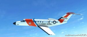 MSFS 2020 Cessna Livery Mod: United States Coast Guard – Cessna Citation CJ4 (UC-35) (Image #2)