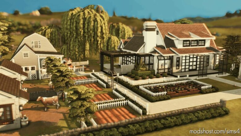 Modern Farm – NO CC for The Sims 4