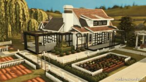 Sims 4 House Mod: Modern Farm – NO CC (Image #12)