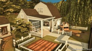 Sims 4 House Mod: Modern Farm – NO CC (Image #18)