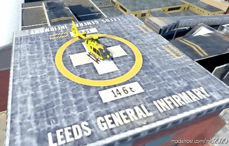 Leeds General Infirmary Helipad | Leeds, UK for Microsoft Flight Simulator 2020