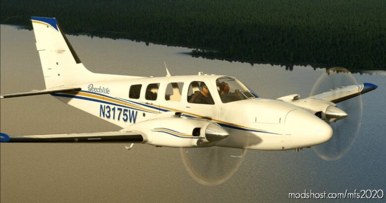 G58 Baron Pilot N3175W for Microsoft Flight Simulator 2020