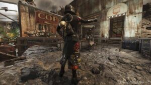 Fallout76 Mod: Dark Anarchy NCR Ranger Armor And Black And RED Assault GAS Mask (Image #2)