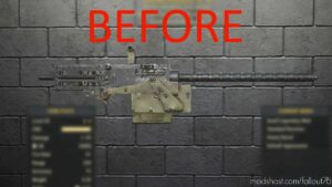 Fallout76 Mod: 50 CAL M2 Invisible Handle Grip FIX (Image #2)