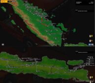 ETS2 Single Player Mod: Map Sujali (Sumatra Jawa Bali) (BIG Map MOD) 1.41.X (Image #8)