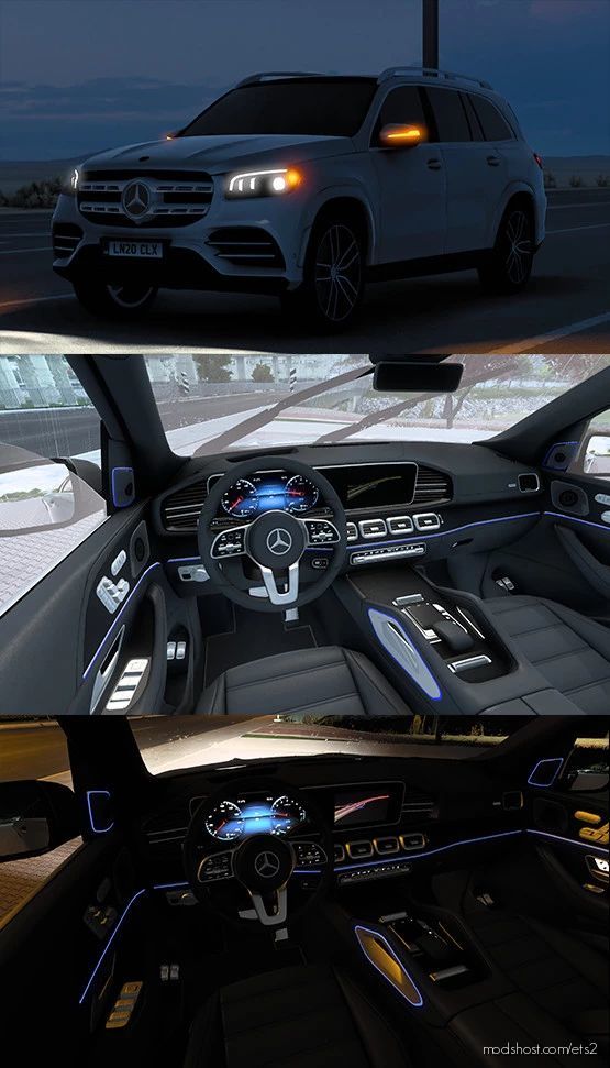 Mercedes-Benz X167 Gls-Class V1 [1.41.X] for Euro Truck Simulator 2