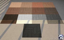 Sims 4 Object Mod: Hout Huis – Part 2 (Stairs Walls Floors) (Image #4)