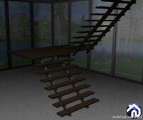 Sims 4 Object Mod: Hout Huis – Part 2 (Stairs Walls Floors) (Image #13)