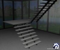 Sims 4 Object Mod: Hout Huis – Part 2 (Stairs Walls Floors) (Image #15)