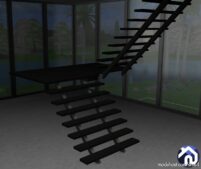 Sims 4 Object Mod: Hout Huis – Part 2 (Stairs Walls Floors) (Image #17)