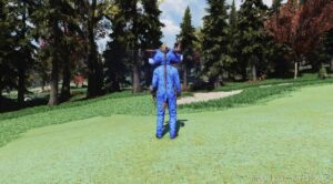 Fallout76 Mod: Blue Chally Costume (Image #2)