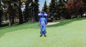 Fallout76 Mod: Blue Chally Costume (Image #3)