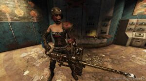 Fallout76 Mod: Custom Raider Goon Re-Texture And Tank Girl Army Helmet (Image #6)