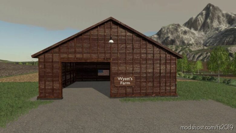 Wyatt Farms American Barn for Farming Simulator 19
