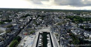 MSFS 2020 France Scenery Mod: Vannes Downtown – Centre Ville DE Vannes (Image #2)