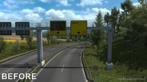 ETS2 Map Mod: Realistic Signs V1.2 1.40 (Image #3)