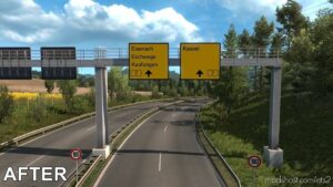 ETS2 Map Mod: Realistic Signs V1.2 1.40 (Image #4)