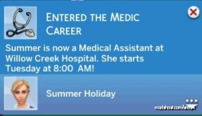 Sims 4 Mod: Medic Career (Image #4)