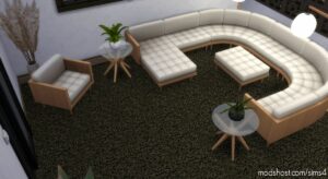 Sims 4 Interior Mod: Autumn Serenity Long Berber CUT Carpet (Image #2)