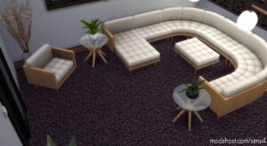 Sims 4 Interior Mod: Autumn Serenity Long Berber CUT Carpet (Image #4)