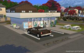 Sims 4 House Mod: Japanese Convenient Store (Conbini) (Image #9)