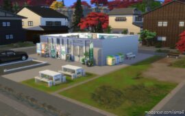 Sims 4 House Mod: Japanese Convenient Store (Conbini) (Image #10)