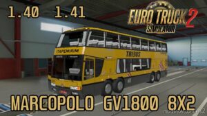 Marcopolo GV 1800 DD V3.0 [1.41.X] for Euro Truck Simulator 2