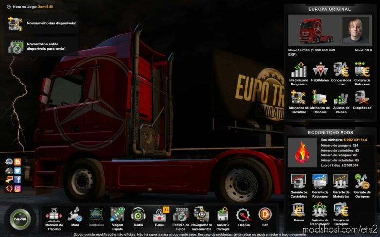 Profile [1.41.X].1.7S By Rodonitcho Mods [1.41.X] for Euro Truck Simulator 2