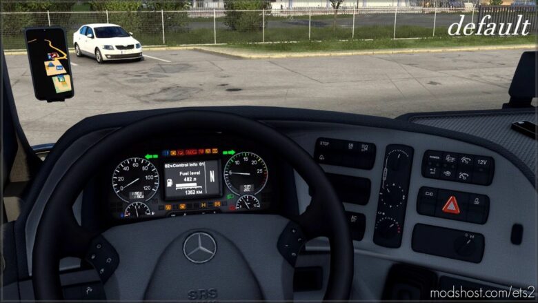 Dashboard Lights Mercedes Actros 2009 Pack V2.0 for Euro Truck Simulator 2