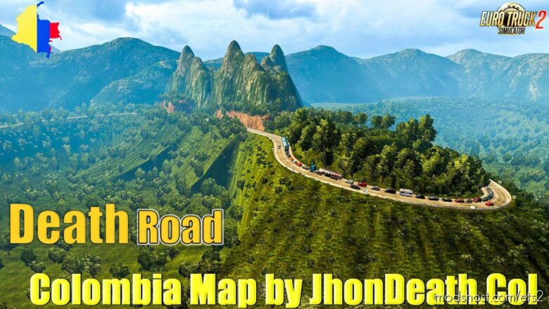 NEW Colombia Map By JhonDeath – [1.41.X] for Euro Truck Simulator 2